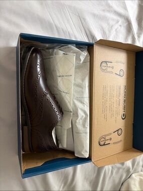 Nunn Bush Dark Brown Brogue Wingtip Oxfords